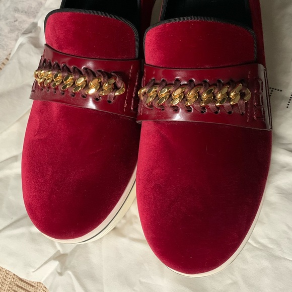 Stella McCartney Binx Sneaker Burgundy sz: 40 - Picture 6 of 8